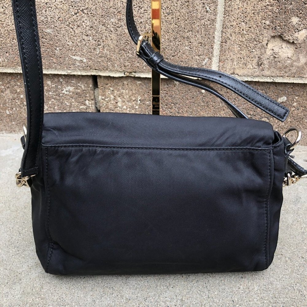 KATE SPADE New York Wilson Road Miri Purse Crossbody Bag Nylon Black Designer‌‌ - Picture 2 of 12